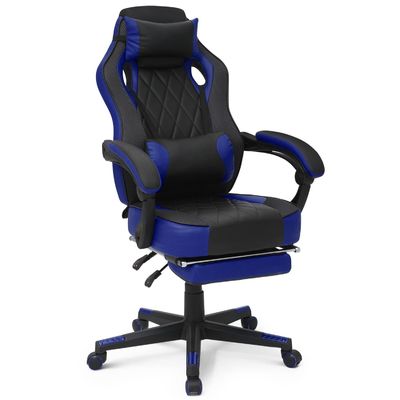 Sedia da gioco regolabile in pelle PU per computer da gioco in stile da corsa presso ALINUNU
