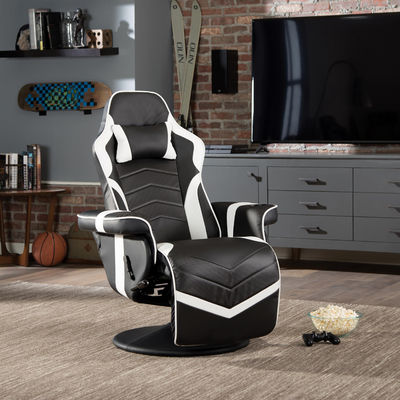 Computer recliner sedia da gioco con poggiapiedi da ALINUNU regolabile e imbottito