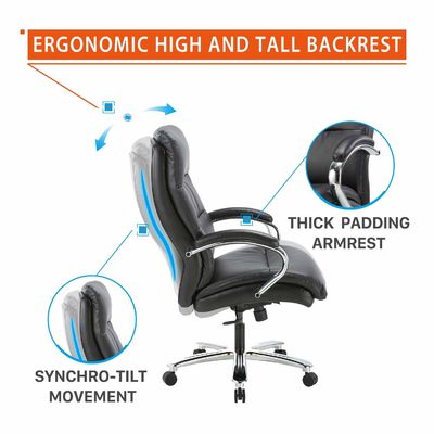 Sedia ergonomico con schiena a maglia e braccio regolabile in altezza