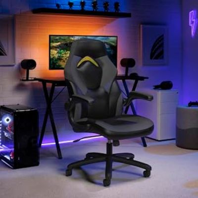 Poltrona da gioco con schiena alta ergonomico 360 giri PC Poltrona da scrivania
