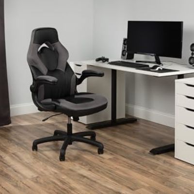 Poltrona da gioco con schiena alta ergonomico 360 giri PC Poltrona da scrivania