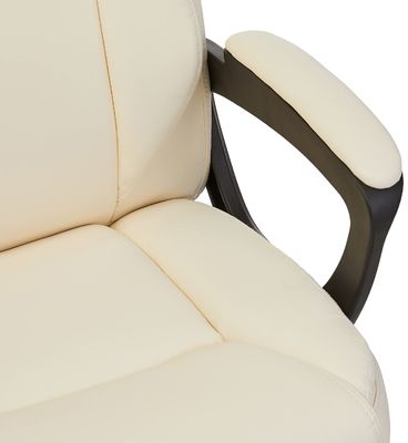 Gas Lift Mid-Back Office Computer Desk Chair con imbottitura in PU puresoft e telaio in metallo