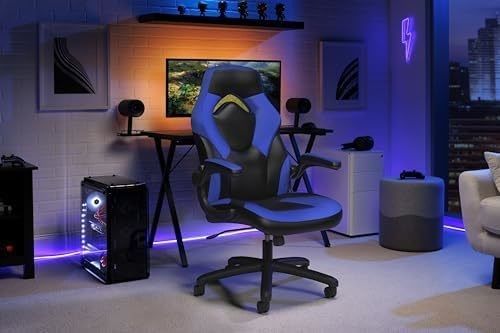 360 Girante ALINUNU sedia da gioco stile da corsa schiena alta PC computer scrivania gaming poggiatesta integrato