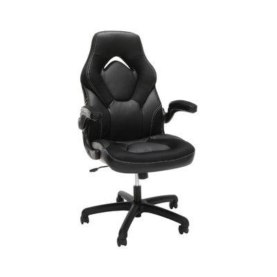 Sedile da gioco in stile racing con schiena alta sedile da tavolo per computer con 360 giri e regolazione dell'altezza