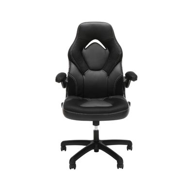 Sedile da gioco in stile racing con schiena alta sedile da tavolo per computer con 360 giri e regolazione dell'altezza