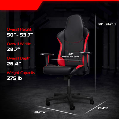 Sedile integrato per la testa ergonomico per PC per computer per adulti Materiale di sedile in pelle finta