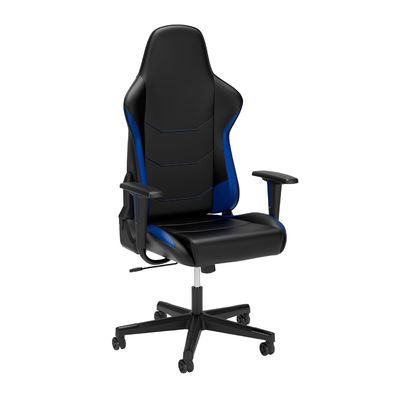 Confortevole sedia da gioco ergonomica con tessuto regolabile e poggiatesta integrato