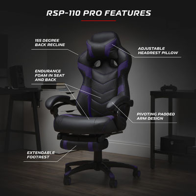 Dimensioni del prodotto 21.3&quot;D x 28.1&quot;W x 54.5&quot;H sedia ergonomico per PC per adulti