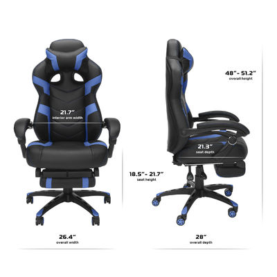Stylish Ergonomic PC Computer Chair per adulti Peso massimo raccomandato 275 libbre