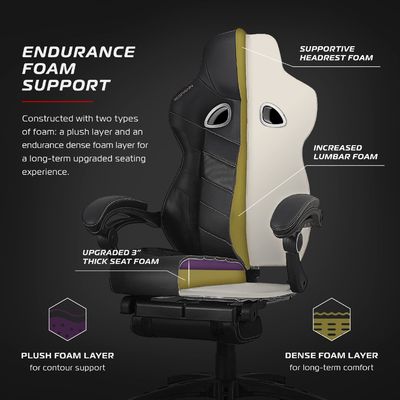 Stylish Ergonomic PC Computer Chair per adulti Peso massimo raccomandato 275 libbre