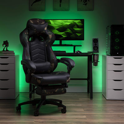 360 giri ergonomico PC Computer Chair Gaming con sistema integrato di regolazione dell'altezza del poggiatesta