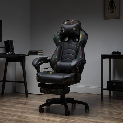 360 giri ergonomico PC Computer Chair Gaming con sistema integrato di regolazione dell'altezza del poggiatesta