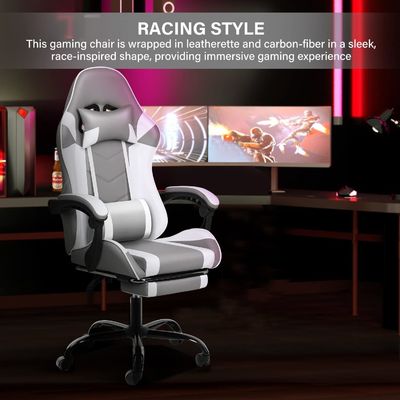 Articolo Peso 33 libbre Sedile da gioco con poggiapiedi e supporto lombare in tessuto Ergonomica