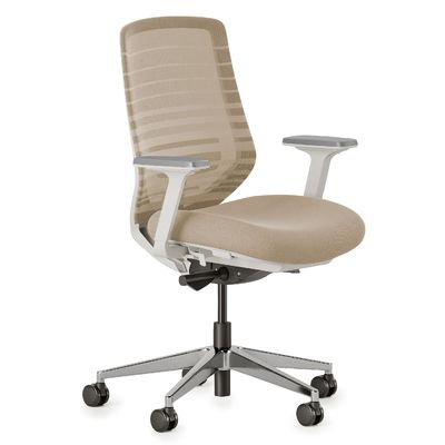 Sedile per ufficio a domicilio con supporto lombare regolabile e rotabile a 360