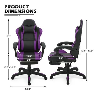 Migliora la tua esperienza di gioco con la nostra sedia ergonomica regolabile e resistente