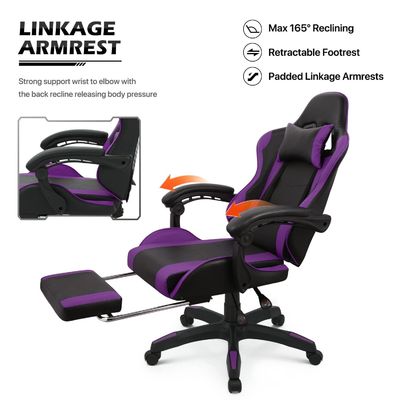 Migliora la tua esperienza di gioco con la nostra sedia ergonomica regolabile e resistente