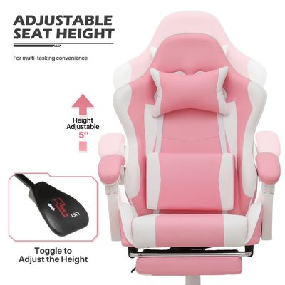 Sedile da gioco con poggiatesta e supporto lombare 25&quot;D x 26.5&quot;W x 42.5&quot;H Colore personalizzato