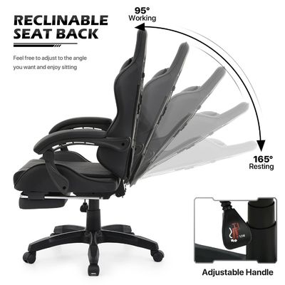 Imballaggio postale Moderno stile di design Sedile regolabile per giocatori con poggiatesta e lombare