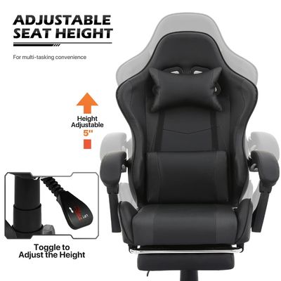 Imballaggio postale Moderno stile di design Sedile regolabile per giocatori con poggiatesta e lombare