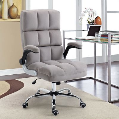 Home Office Computer Desk Chair con ruote a schiena media regolabile tipo di metallo girevole