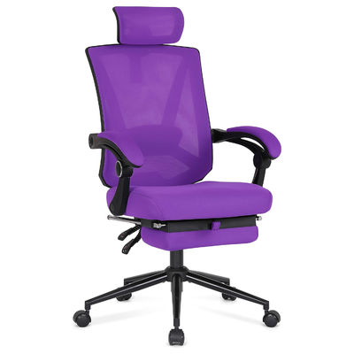 Acceptabile OEM ODM High Back Office Chair con supporto lombare e poggiapiedi regolabili in 2D
