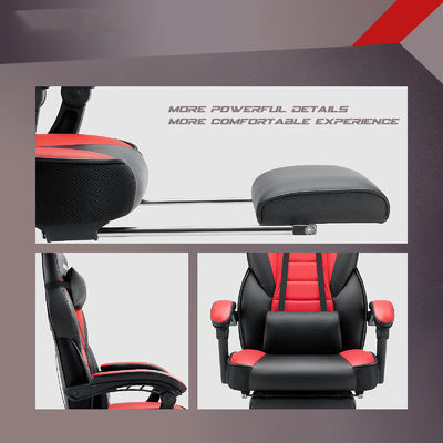 Sedile da gioco in stile colorato di corsa personalizzato con poggiapiedi e poggiatesta 45 libbre