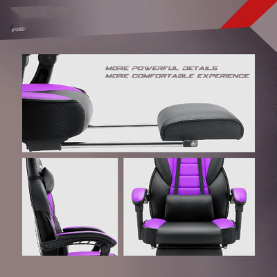 Sedile da gioco in tessuto con regolazione dell'altezza a 360 giri e funzione di poltrona