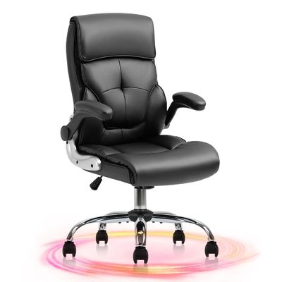 Sedia da ufficio in tessuto di lino per ufficio interno