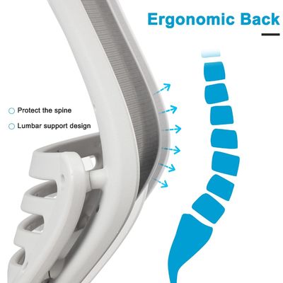 Sedia da ufficio ergonomica con regolazione in altezza 25.4&quot;D x 28.1&quot;W x 37&quot;H in imballaggio posta