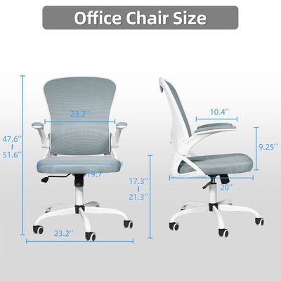 Sedia da ufficio a maglia regolabile in altezza per la casa 21&quot;D x 24&quot;W x 43&quot;H