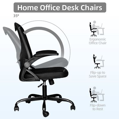 Poltrone da ufficio a maglia ergonomica con 360 giri e regolazione in altezza
