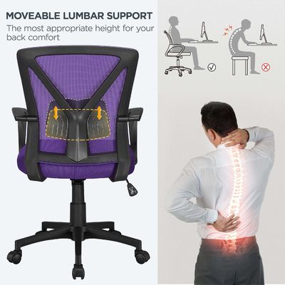 Sedia da ufficio ergonomica a 3 ascensori a gas con colore personalizzato e supporto lombare regolabile