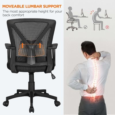 Poltrona da ufficio ergonomica con colore personalizzato e supporto lombare regolabile