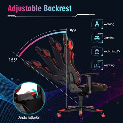 Migliora la tua sedia da gioco in sedia girevole ALINUNU con luci LED RGB Design ergonomico