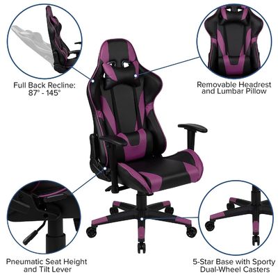 Racing Office Computer ergonomico PC Sedile girevole regolabile di ALINUNU Modern Design