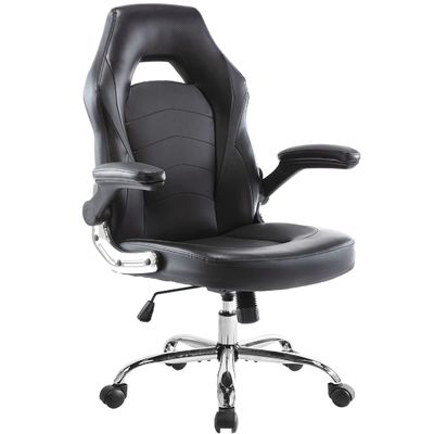 Sedia girevole in pelle sintetica ALINUNU Sedia ergonomica per computer per giochi di casa