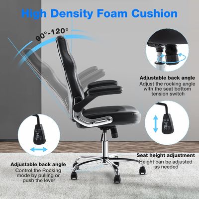 Sedile da gioco ergonomica in pelle sintetica con supporto lombare