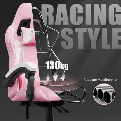 Sedile da gioco da corsa regolabile in altezza con poggiatesta e supporto lombare stile moderno