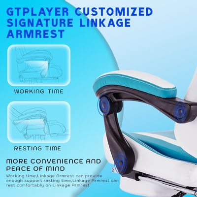 Moderno stile di design ergonomico computer da corsa sedie da gioco con poggiapiedi 3 ascensore a gas