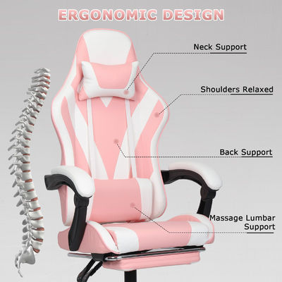 Aggiornate la vostra configurazione di gioco con ALINUNU High Back Gaming Chair 360 Girante e poggiapiedi
