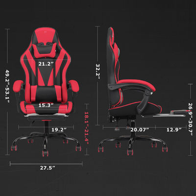 ALINUNU Direct High Back Gaming Chair con poggiapiedi in colore personalizzato e in alluminio
