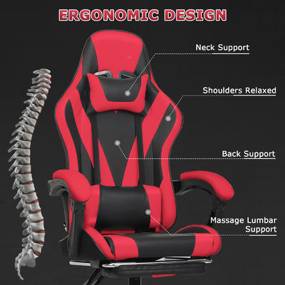 ALINUNU Direct High Back Gaming Chair con poggiapiedi in colore personalizzato e in alluminio