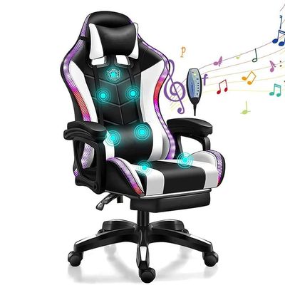 Moderno stile ALINUNU sedia da gioco RGB con funzione di rotazione 360 e funzione di massaggio