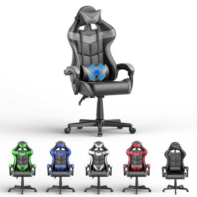 Ottieni l'Ultimate Gaming Experience PU Gaming Chair con Massaggio 33&quot;D x 24&quot;W x 49.2&quot;H