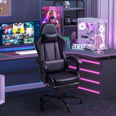 41.9 libbre Video Racing Gaming Chair Ergonomic Girante Sedile poggiatesta 3 Gas Lifts