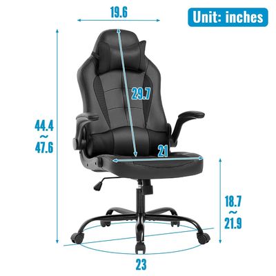 360 giratori/ regolazione altezza/ funzione recliner PC sedia da gioco colore personalizzato per adulti
