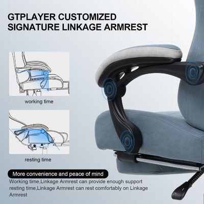 ALINUNU High Back Racing Gaming Chair con altezza regolabile e funzione di rotazione 360