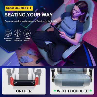 ALINUNU High Back Racing Gaming Chair con altezza regolabile e funzione di rotazione 360
