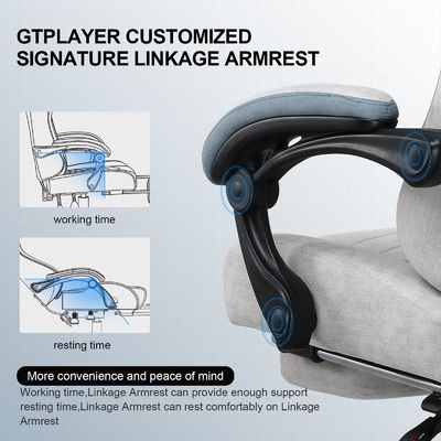 Sedile da gioco da corsa a colori personalizzato con funzione di rotazione 360 / regolazione dell'altezza / recliner