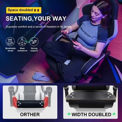 360 Girante/ Regolabile in altezza/ Ripiano dorsale ergonomica sedia da gioco per computer ALINUNU